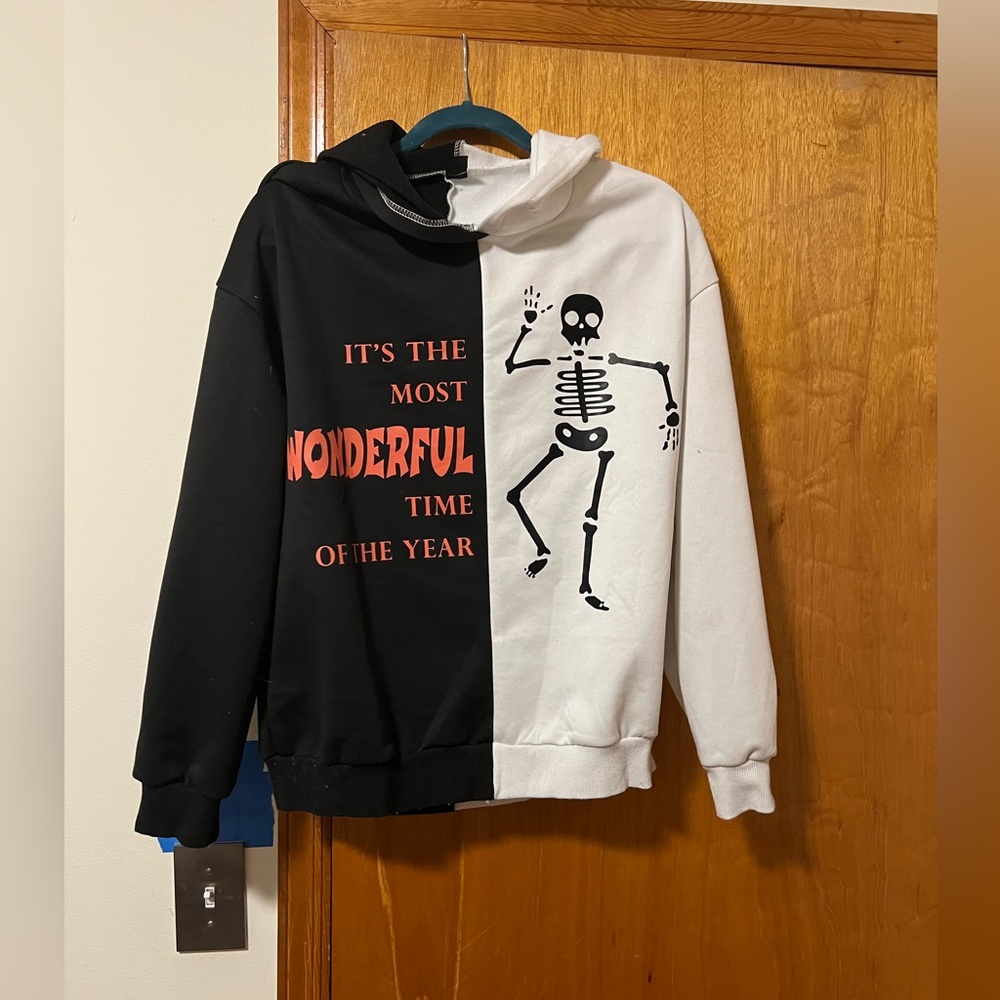 Shein Two Tone Halloween Sweatshirt